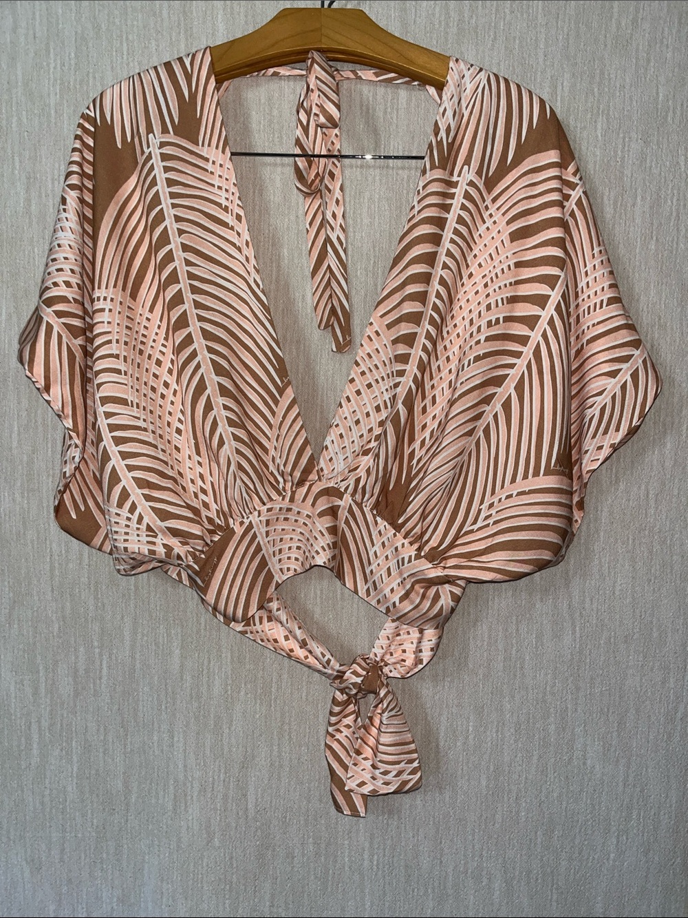 Lex Breezy Open Back Crop Top